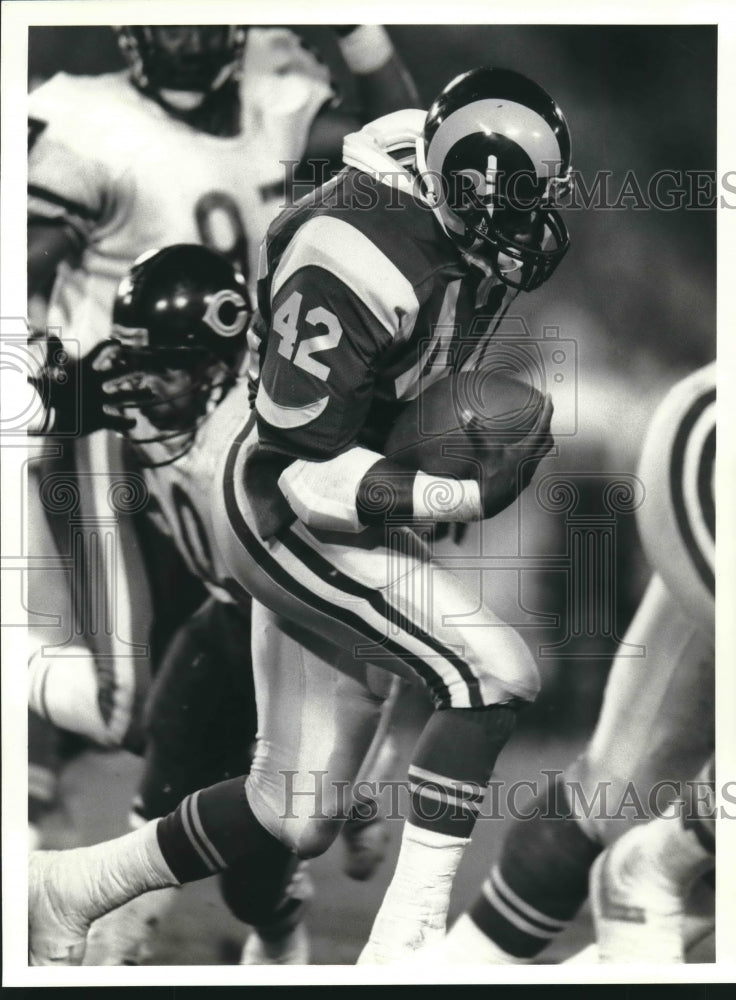 Press Photo Los Angeles Rams football running back Greg Bell - sas02071- Historic Images
