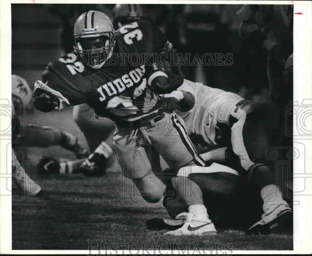 1988 Press Photo Judson High School football player Kevin Harrison - sas02118- Historic Images