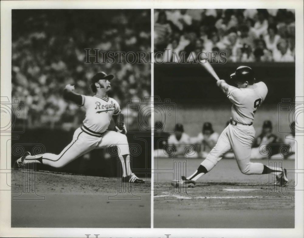 Promo Photo Baseball&#39;s Pitcher Dennis Leonard &amp; Hitter Graig Nettles- Historic Images