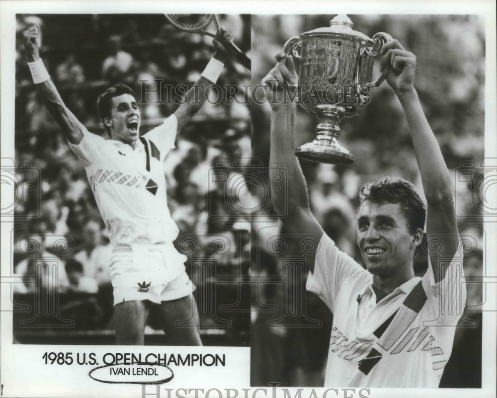 1985 Press Photo United States Open Champion, Ivan Lendl - sas02405- Historic Images