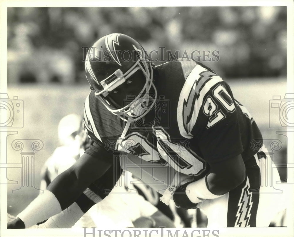 1988 Press Photo Barry Redden, 20, R/B, San Diego Chargers - sas02407- Historic Images