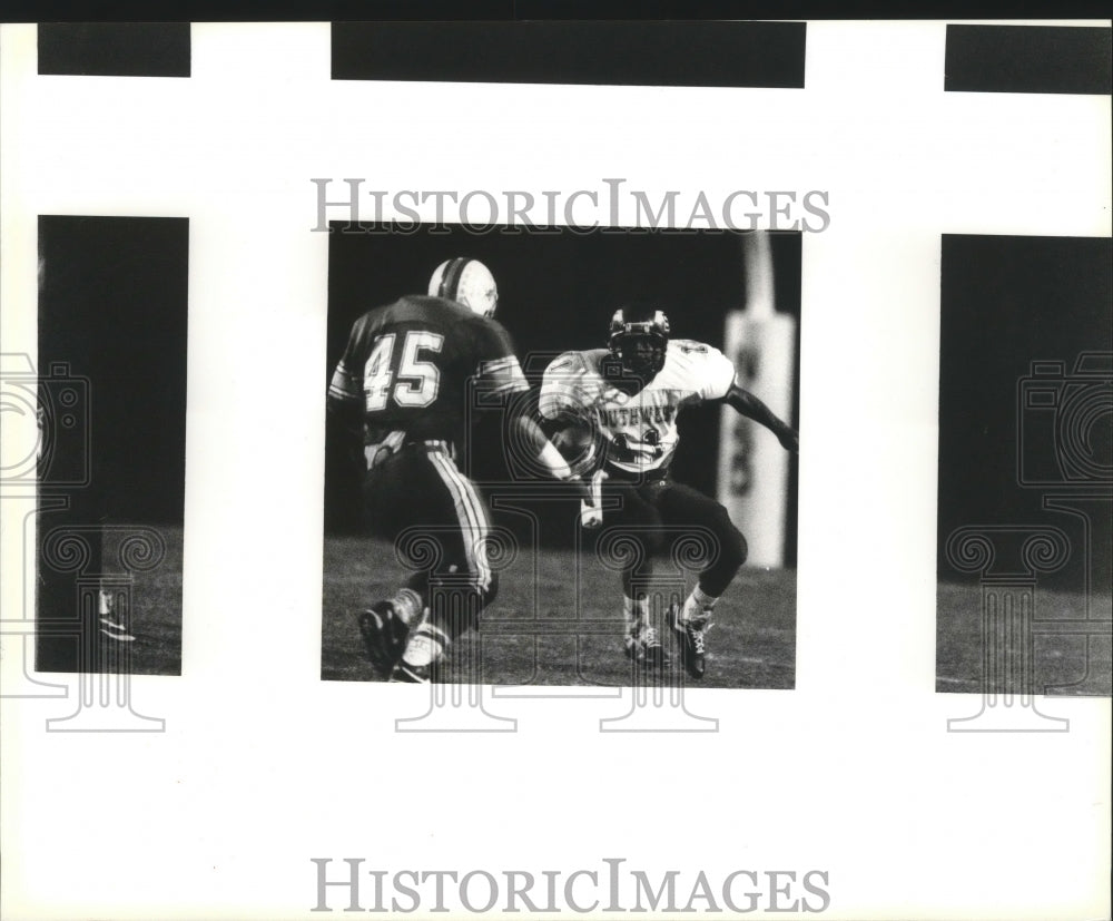 1993 Press Photo John Jay, Larry Mireles, & Marcus Luna Northside Stadium- Historic Images