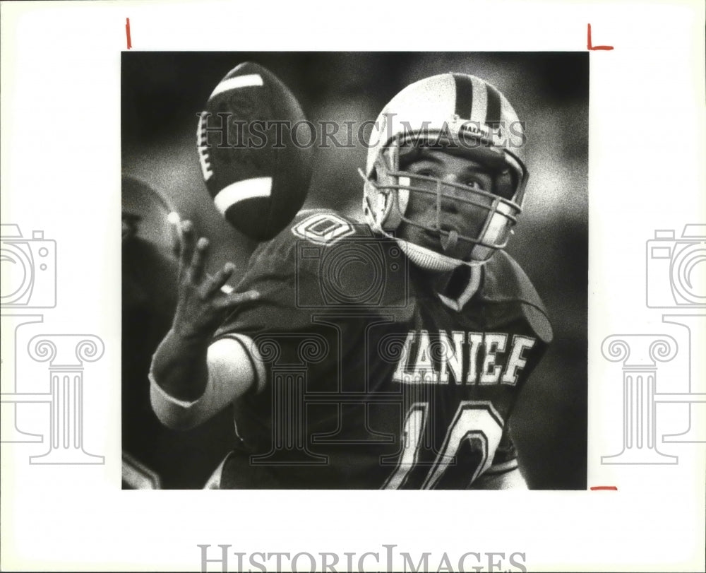 1993 Press Photo Lanier and Roosevelt play a high school football game- Historic Images