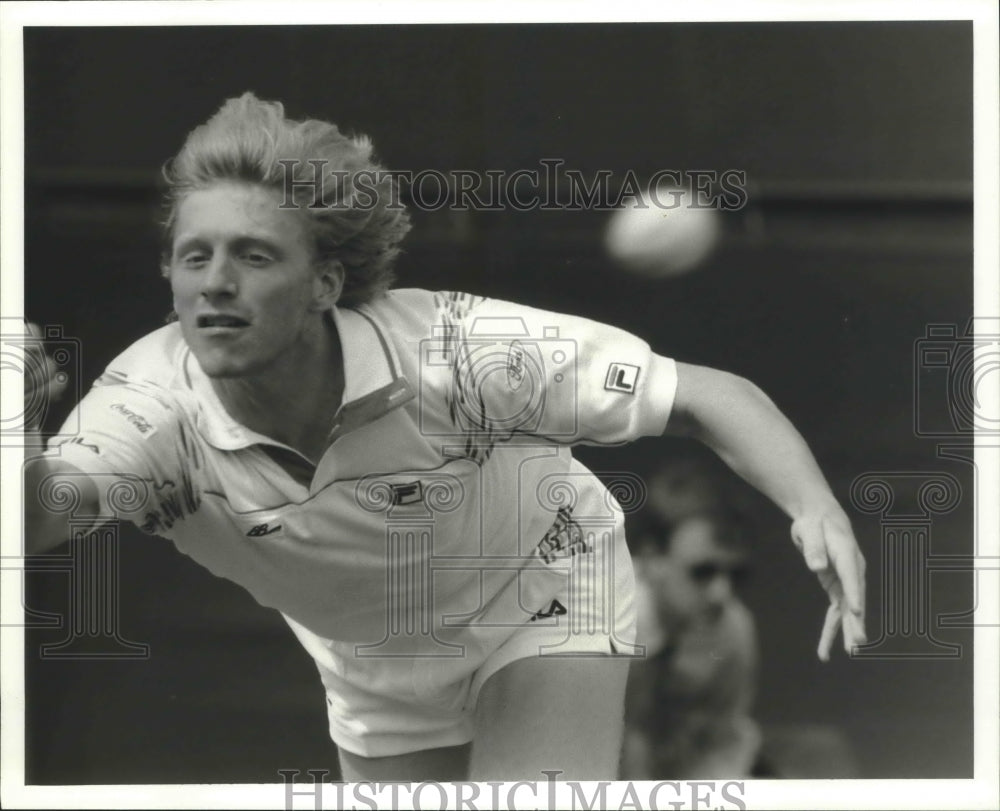 1988 Press Photo Tennis, Boris Becker, West Germany - sas02696- Historic Images