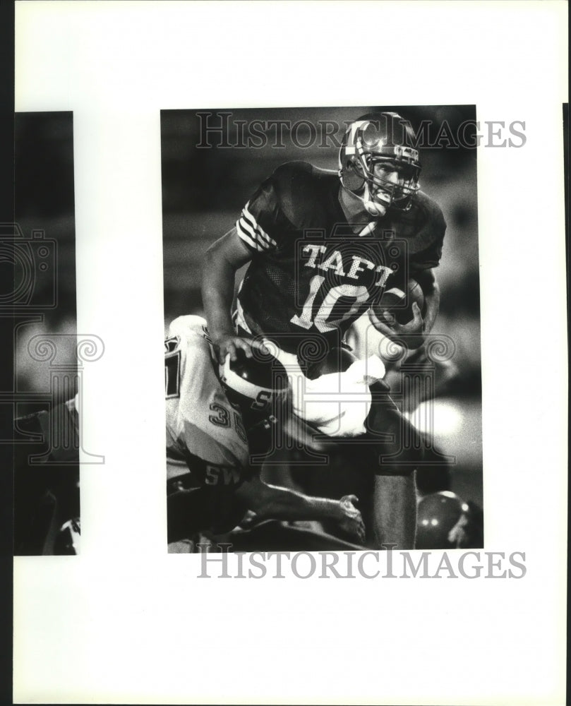 1992 Press Photo Taft and Southwest high schools play a prep football game- Historic Images