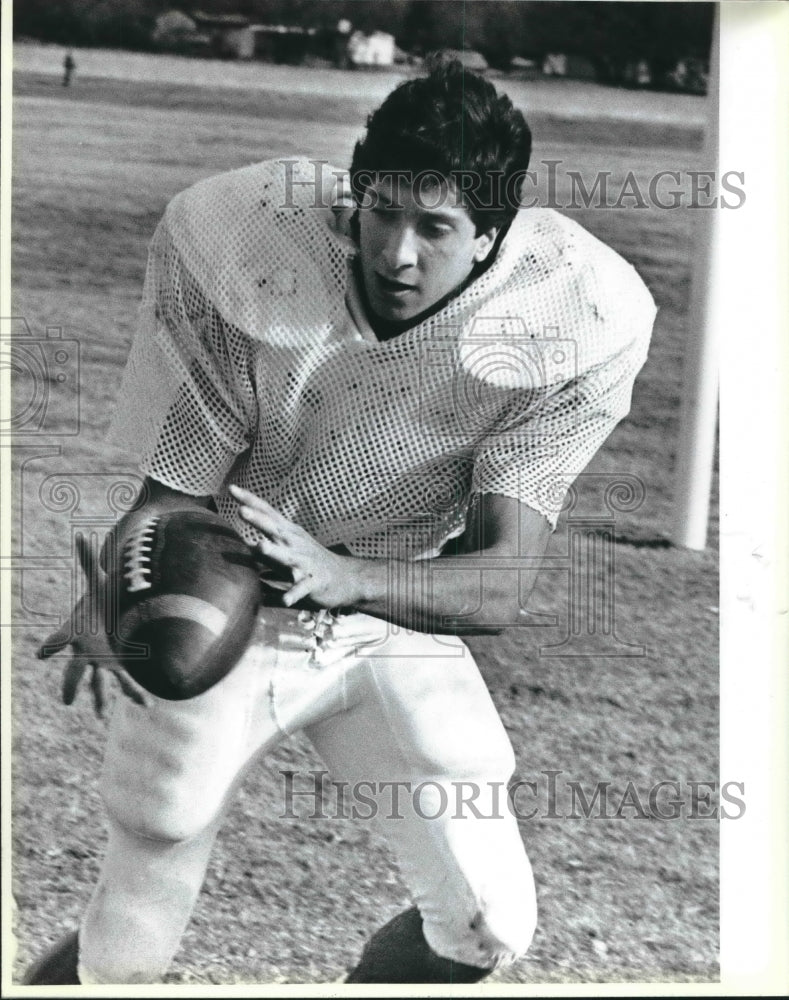 1987 Press Photo Clements High School football player John Zammiello - sas02792- Historic Images