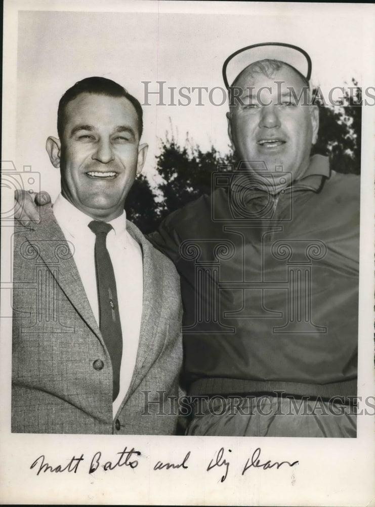 Press Photo Matt Batts and Dig Dean - sas02943- Historic Images