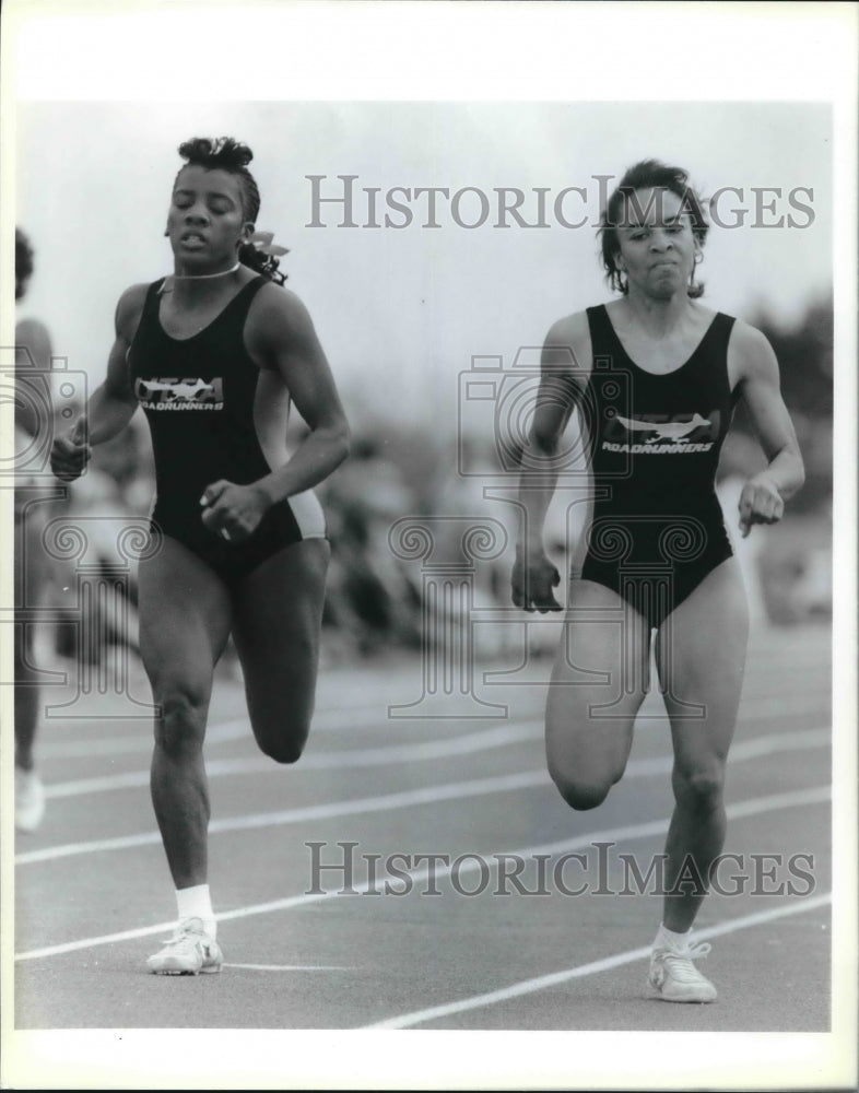 1989 Press Photo Rosalyn King, University of Texas San Antonio Track Runner- Historic Images