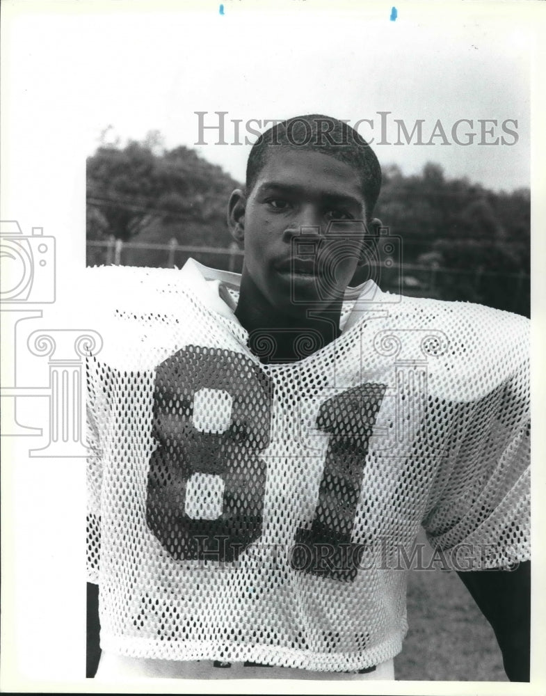 1988 Press Photo Paul Wright, Jefferson High School Football Defensive Player- Historic Images