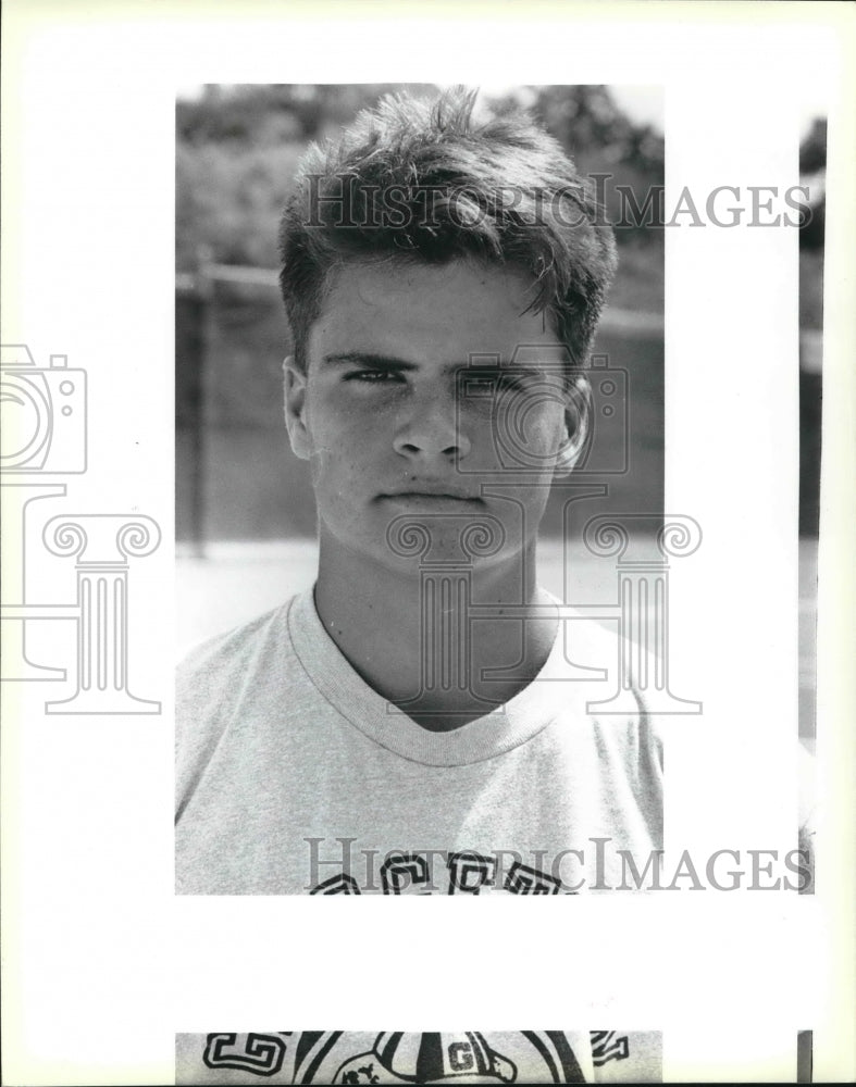 1988 Press Photo High school football player Paul Galichia - sas03272- Historic Images
