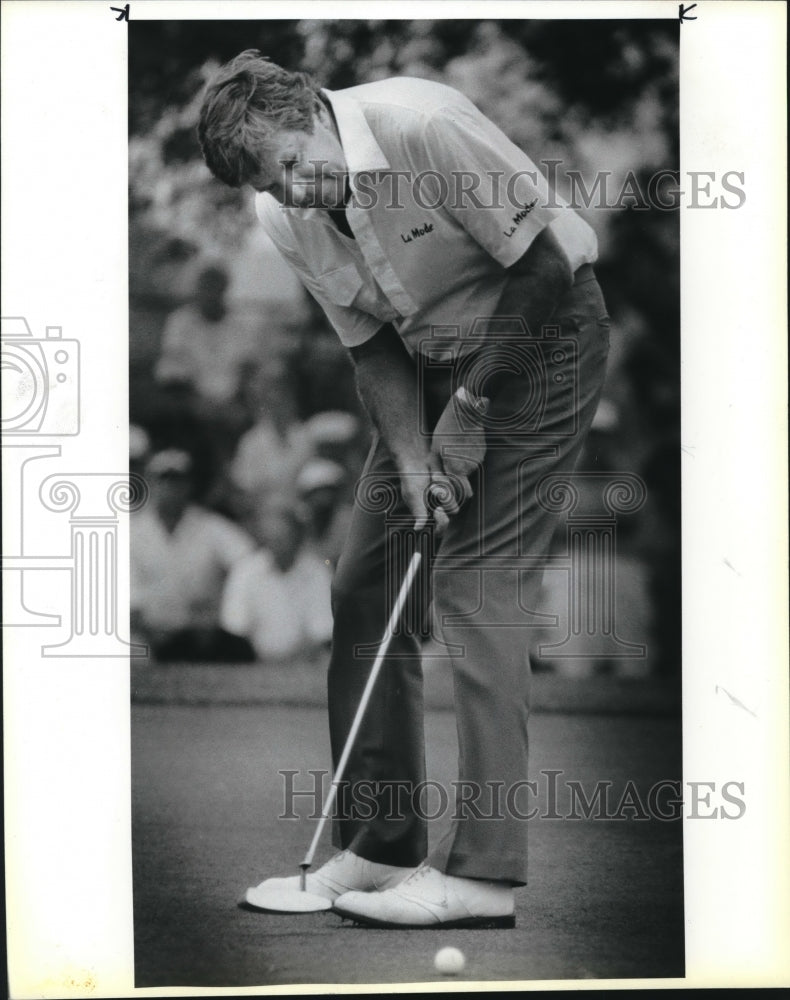 1986 Press Photo Golfer Harold Henning at Benson & Hedges Invitational- Historic Images