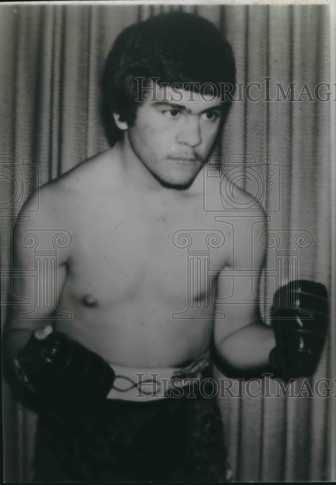 1987 Press Photo Boxer Joaquina Acuna - sas03449- Historic Images
