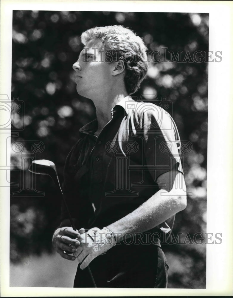 1988 Press Photo Victoria High golfer Matt Markette - sas03493- Historic Images