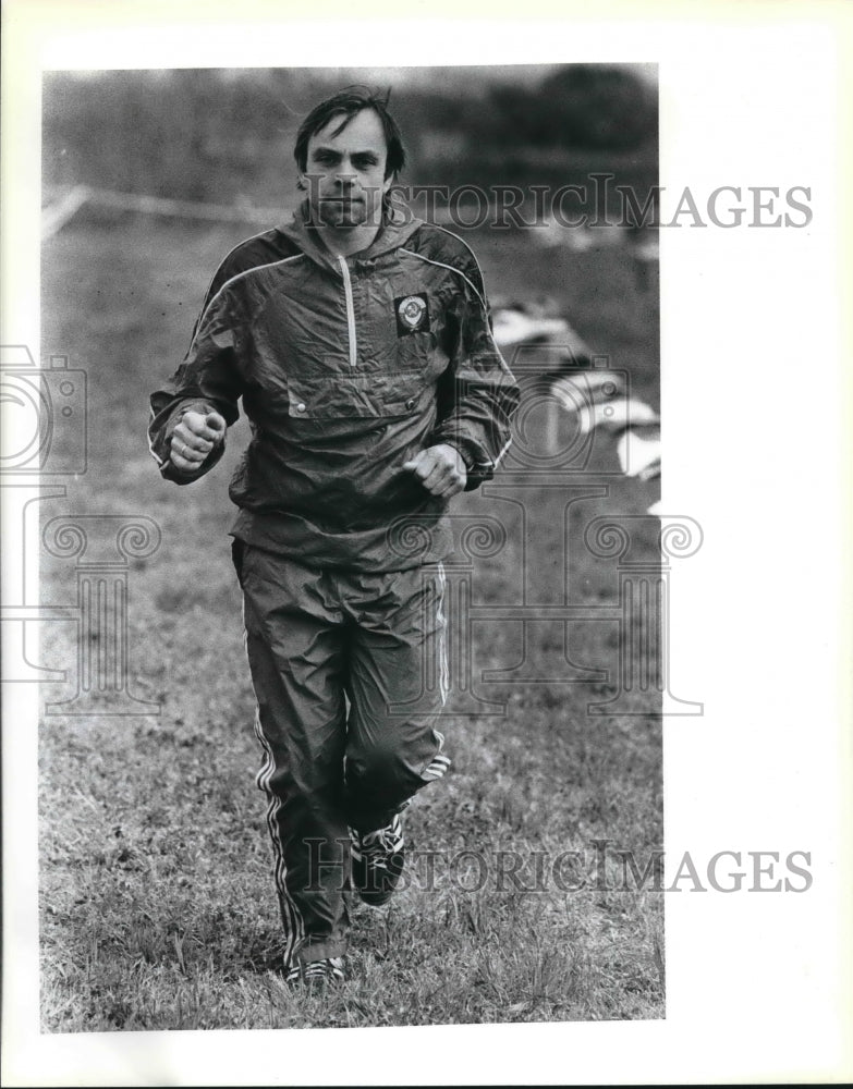 1987 Press Photo Annatoly Audeen at Fort Sam Houston Pentathlon - sas03608- Historic Images