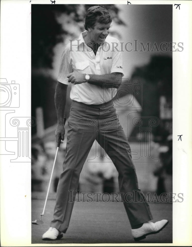 1986 Press Photo Golfer Harold Hennig at Benson & Hedges Invitational- Historic Images