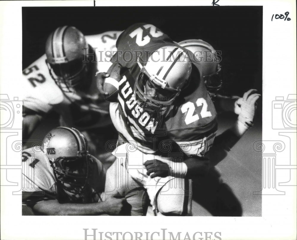 1990 Press Photo Kyle Arnell at Judson Versus Lee High School Football Game- Historic Images