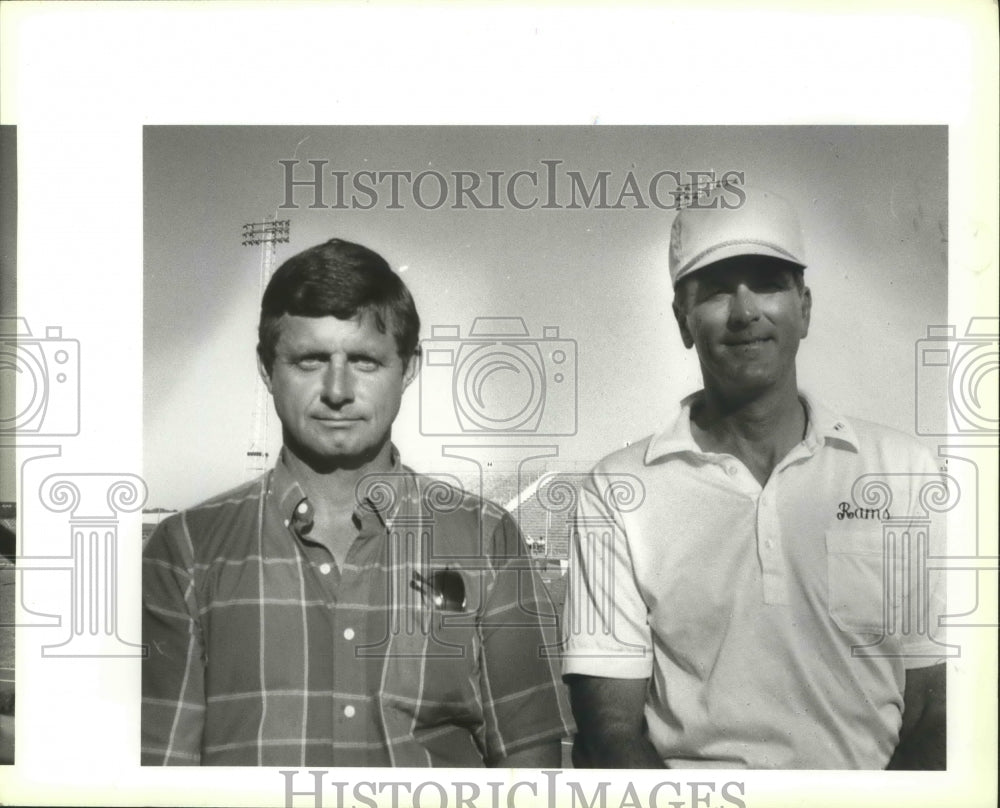 Press Photo Rams Coaching Staff Members - sas04000- Historic Images