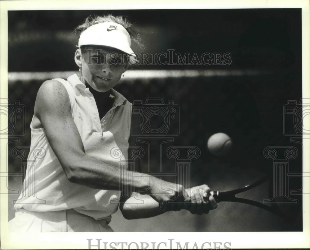 1987 Press Photo Jane Holgren, Tennis - sas04257- Historic Images