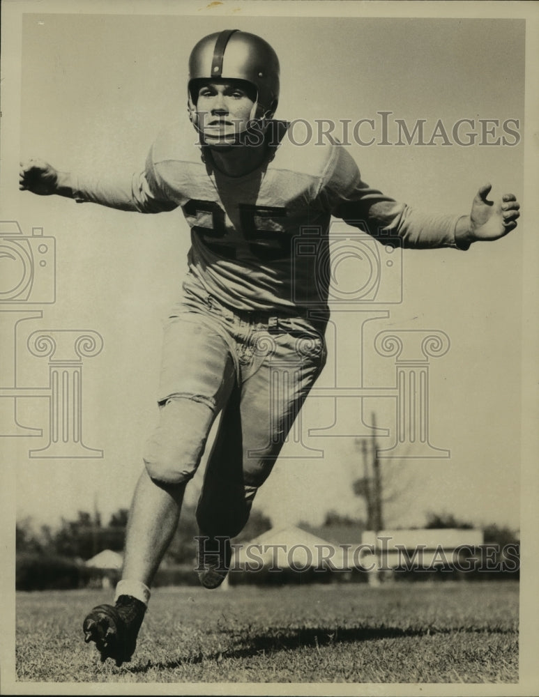 1950 Press Photo Billy Pipes Football Player - sas04757- Historic Images