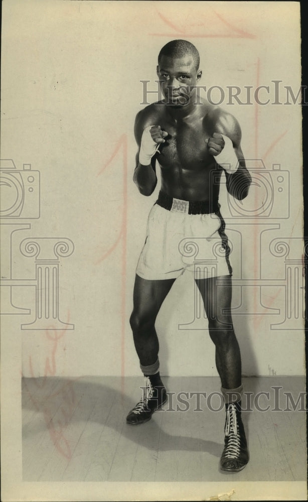 1962 Press Photo Boxer Ollie Blackshear - sas04930- Historic Images