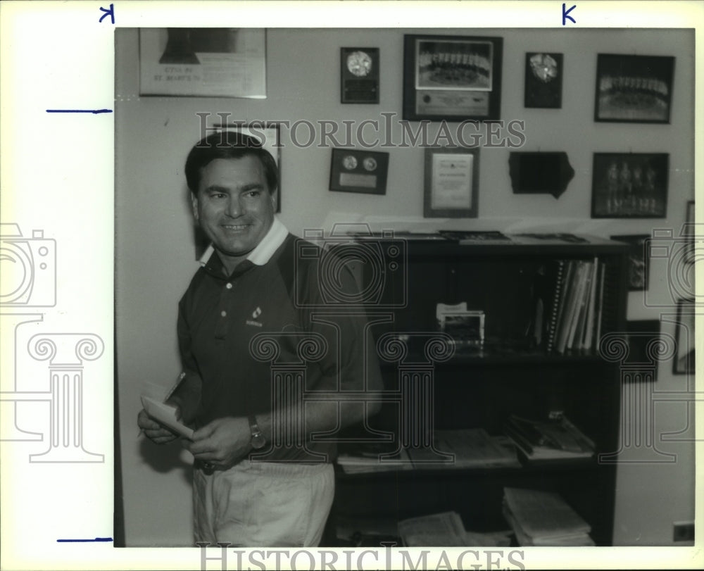 1990 Press Photo Former Texas-San Antonio basketball coach Ken Burmeister- Historic Images