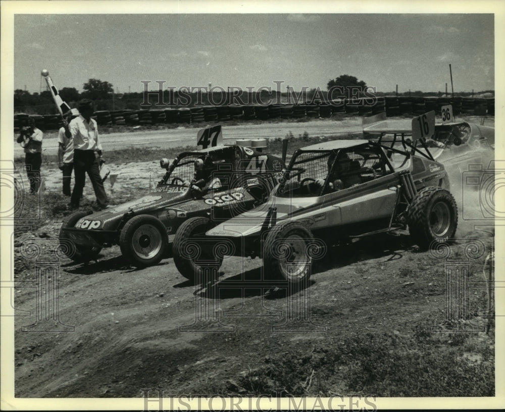 Press Photo George Pettigrew, Racing Cars - sas05323