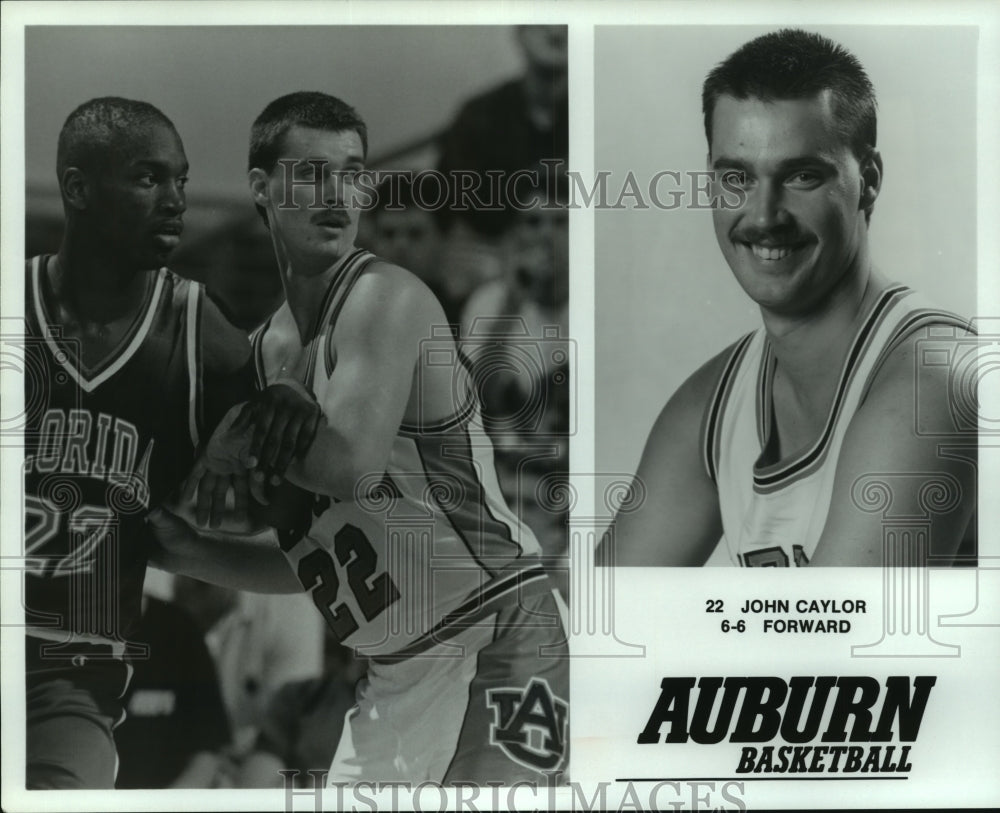 Press Photo John Caylor, Forward, Auburn Basketball - sas05373- Historic Images