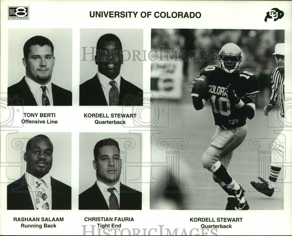 1994 Press Photo University of Colorado Football Team Members - sas05498- Historic Images