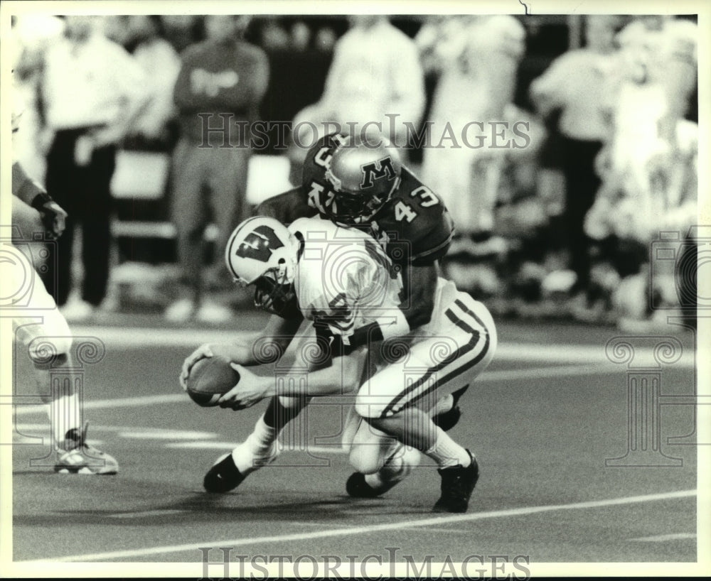 1996 Press Photo Marl Moore, University of Minnesota College Football Player- Historic Images