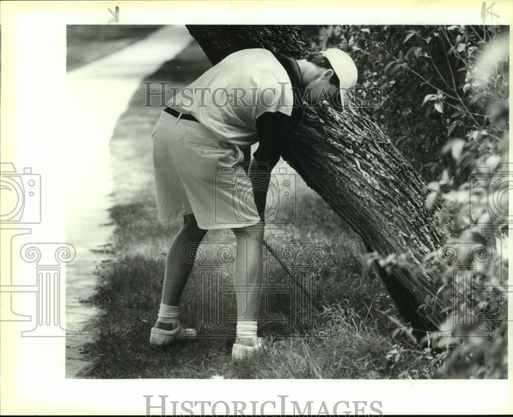 1992 Press Photo Golfer Marcus Jones playing the AJGA San Antonio shootout- Historic Images