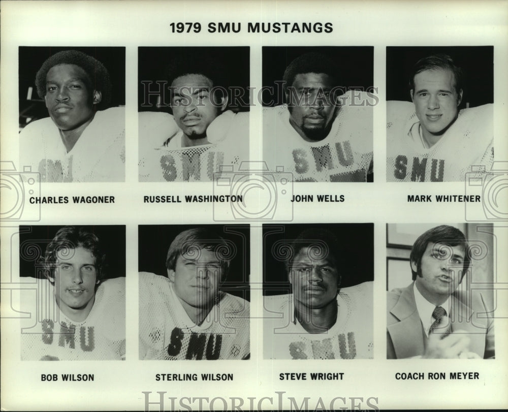 Press Photo SMU Mustangs Football Team - sas05709- Historic Images