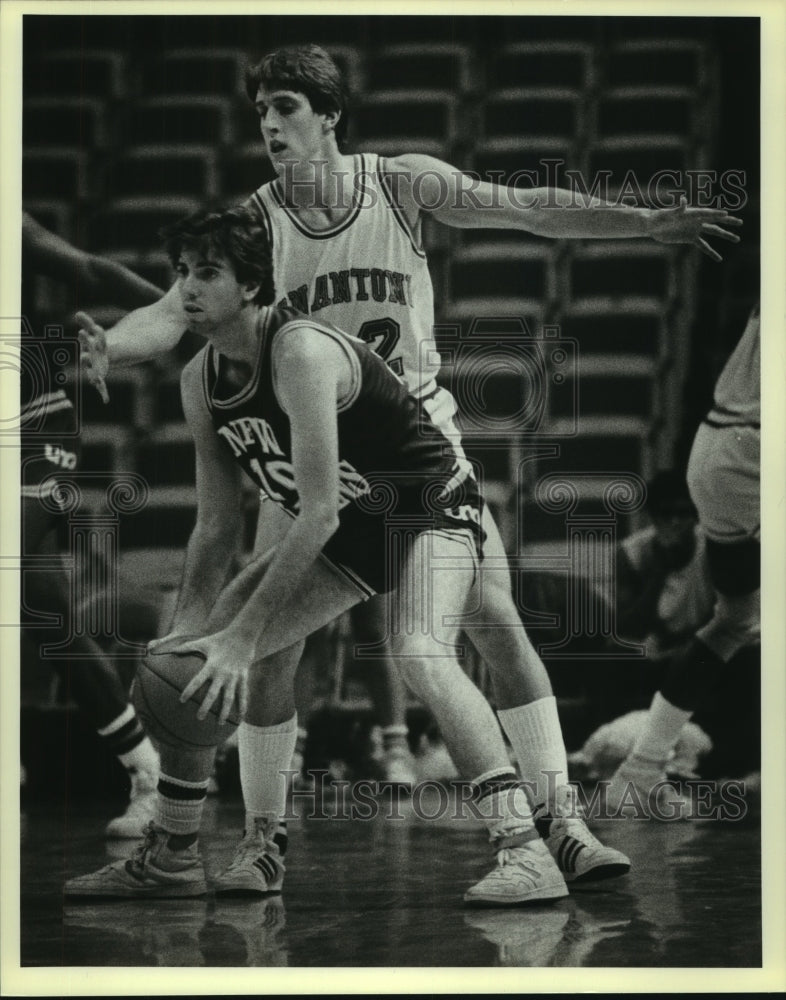 1985 Press Photo Texas-San Antonio plays New Orleans in college basketball- Historic Images