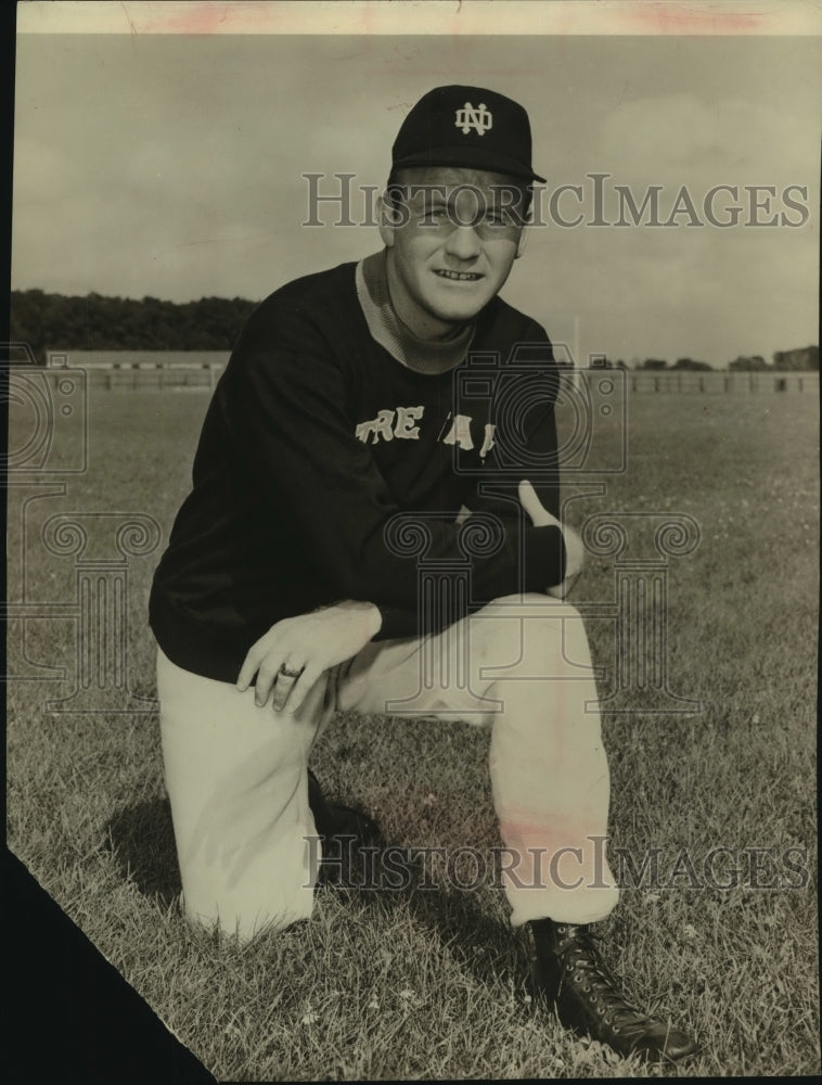 1957 Press Photo Terry Brennan, Baseball - sas05911- Historic Images