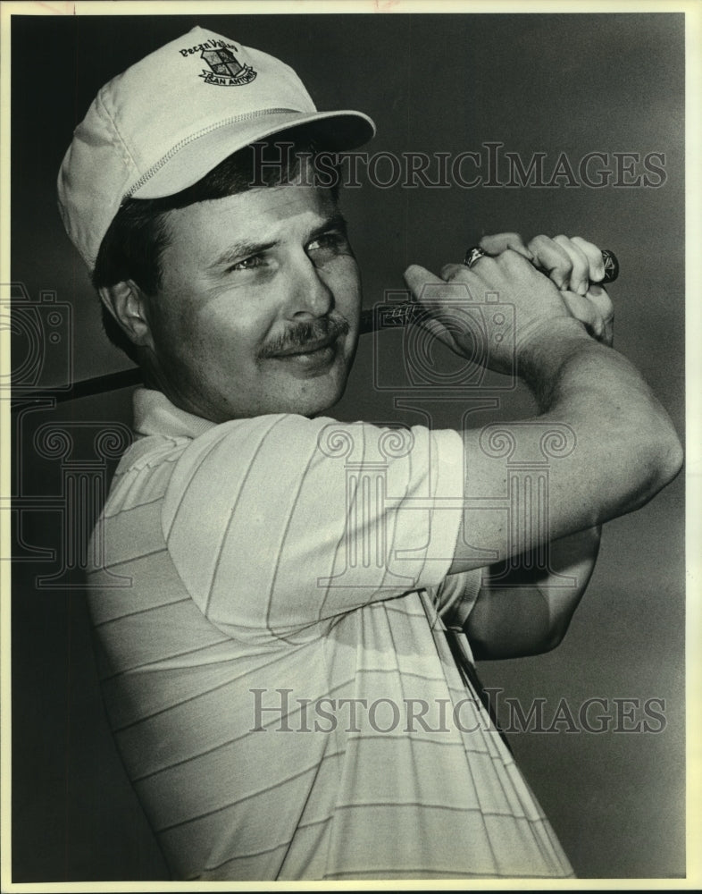 1987 Press Photo Terry Powell, Golfer, 12002 Warfield - sas06007- Historic Images