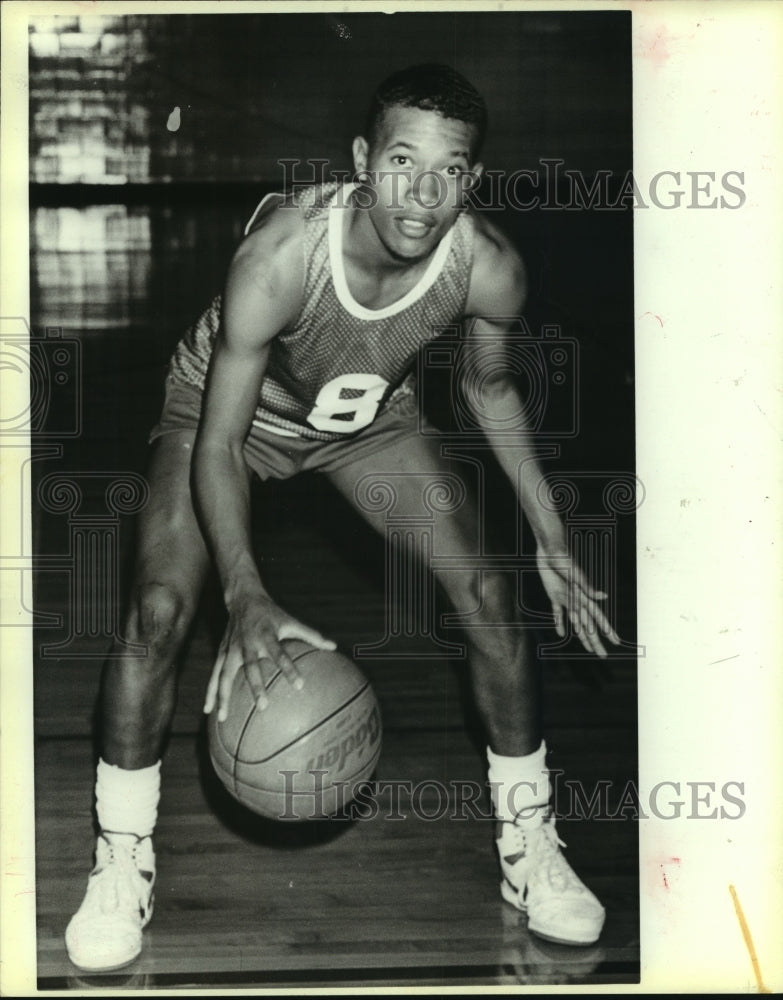1989 Press Photo IWC 87 Marcus Best, College Basketball - sas06176- Historic Images