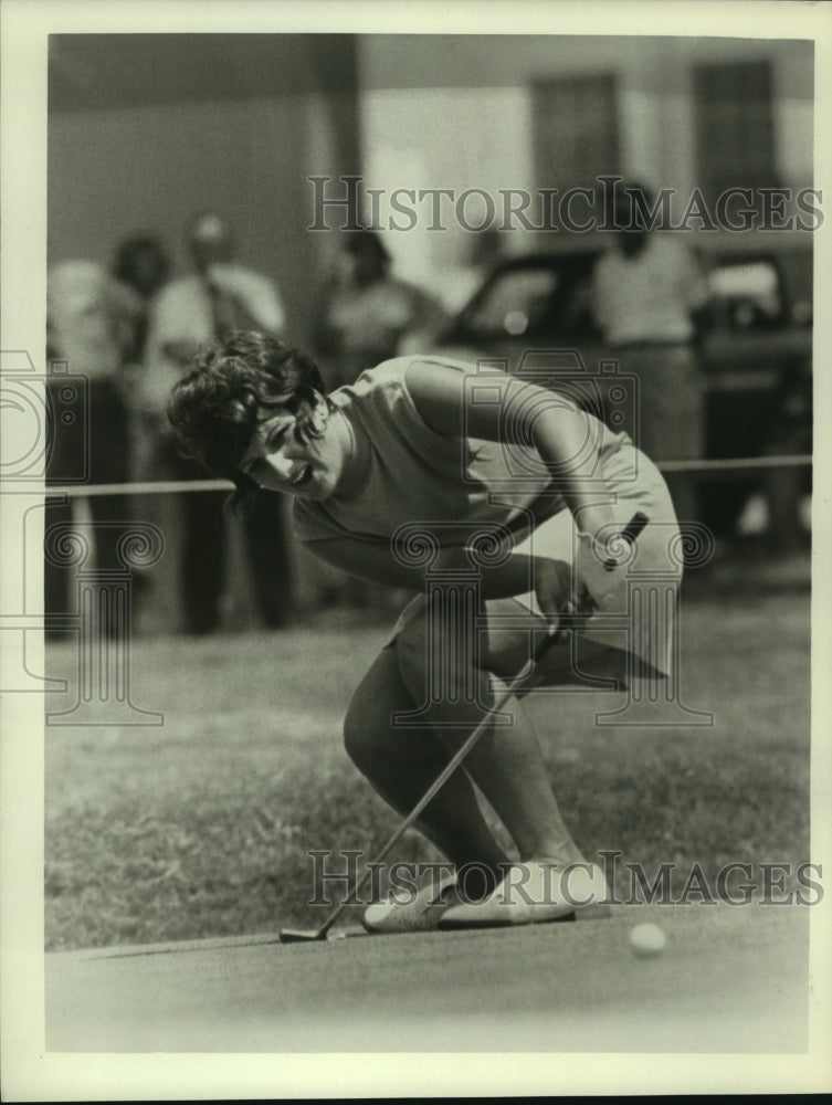 Press Photo Golfer Donna Caproni, United States Women&#39;s Open Golf Championship- Historic Images