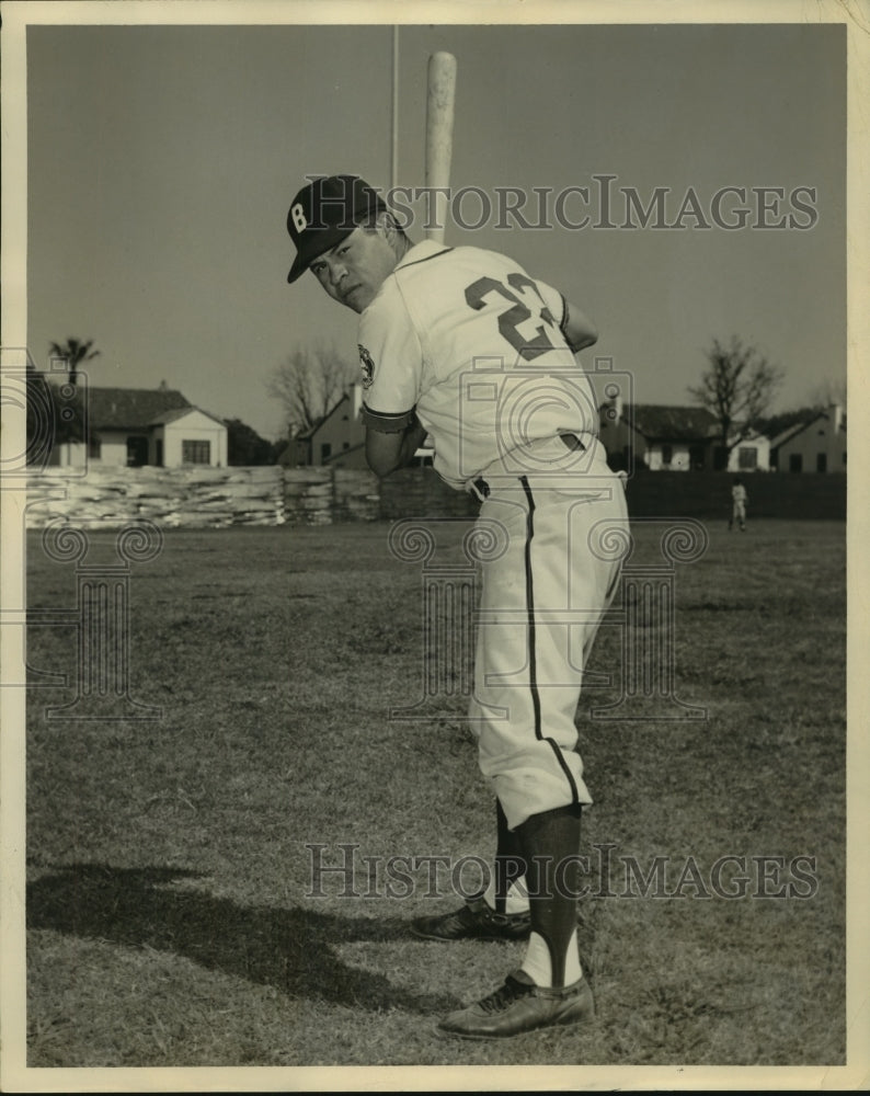 1958 Press Photo Joe Dominguez, Army Baseball Team Player - sas06292- Historic Images