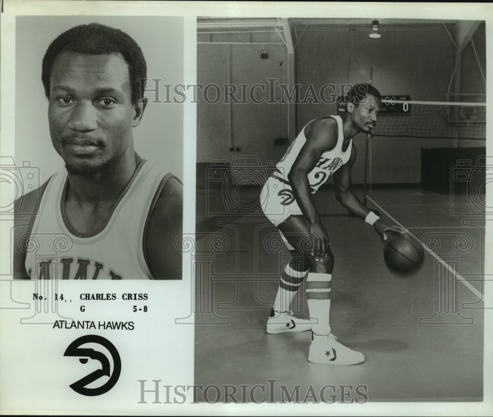 Press Photo Charles Criss, Atlanta Hawks Basketball Player - sas06439- Historic Images