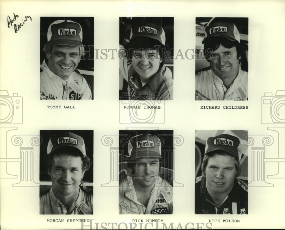 Press Photo NASCAR Winston Cup racing mug shots - sas06465- Historic Images