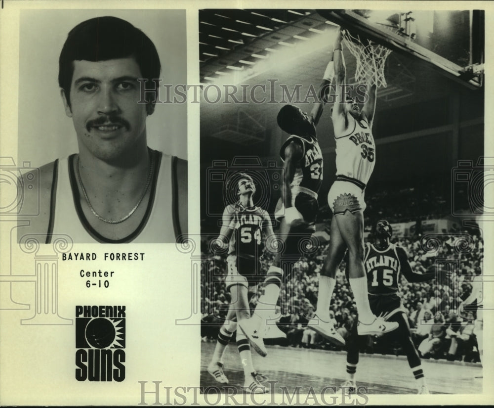 Press Photo Bayard Forrest, Phoenix Suns Basketball Player at Game - sas06603- Historic Images