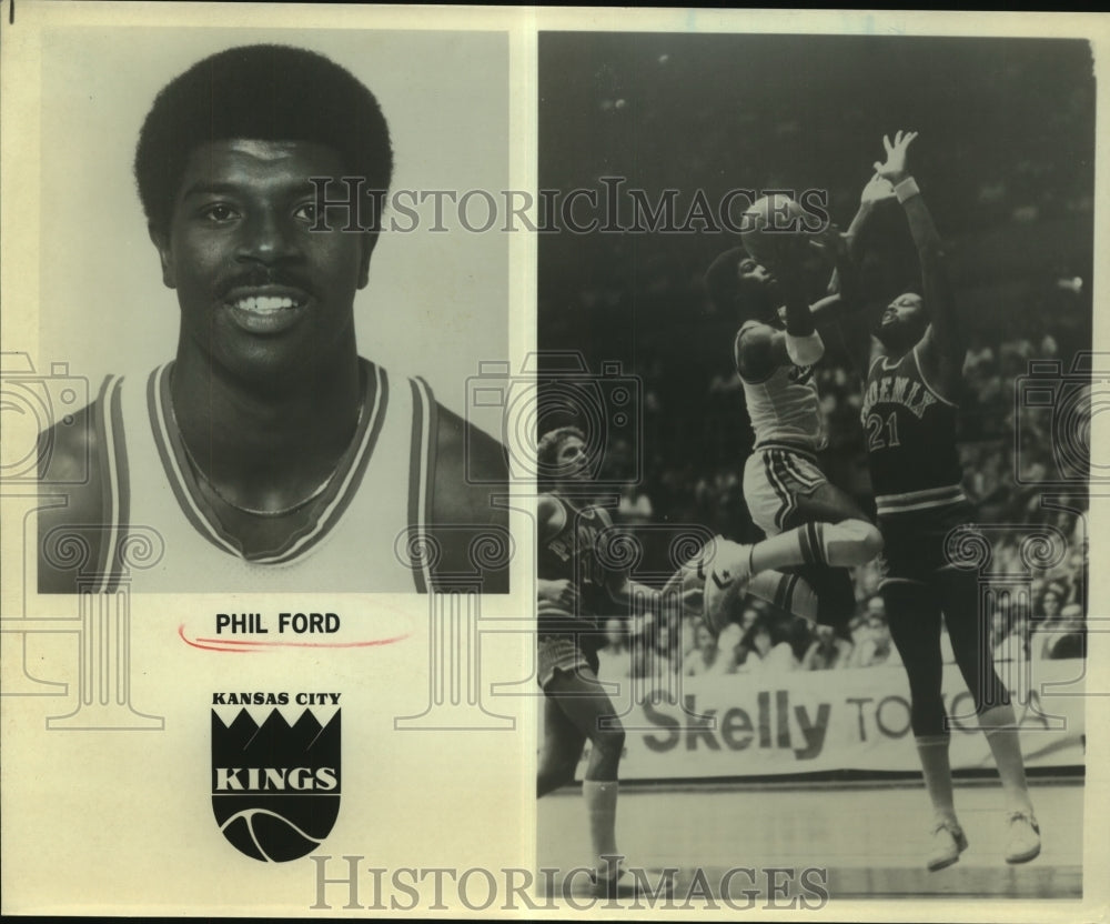 Press Photo Phil Ford, Kansas City Kings Basketball Player - sas06611- Historic Images