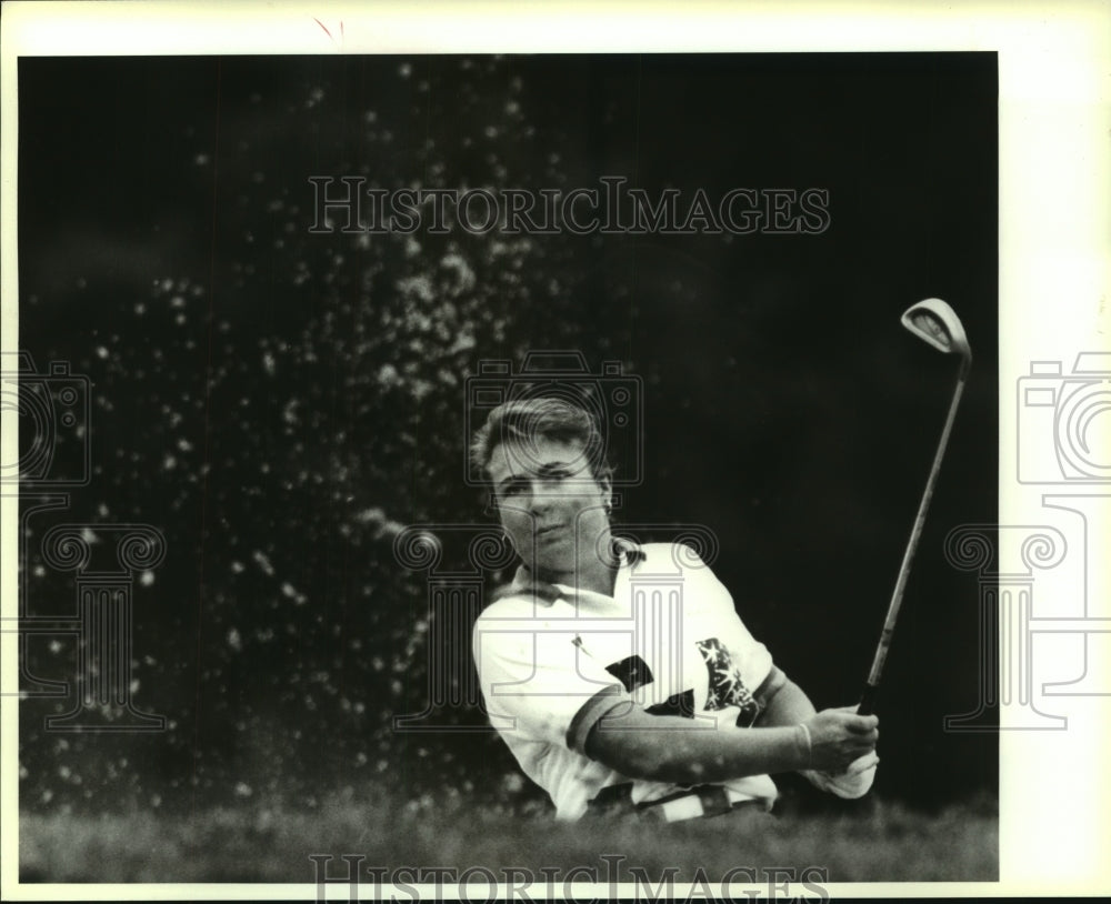 1993 Press Photo Golfer Nadine Ash at Southwest Conference Women's Golf Tourney- Historic Images