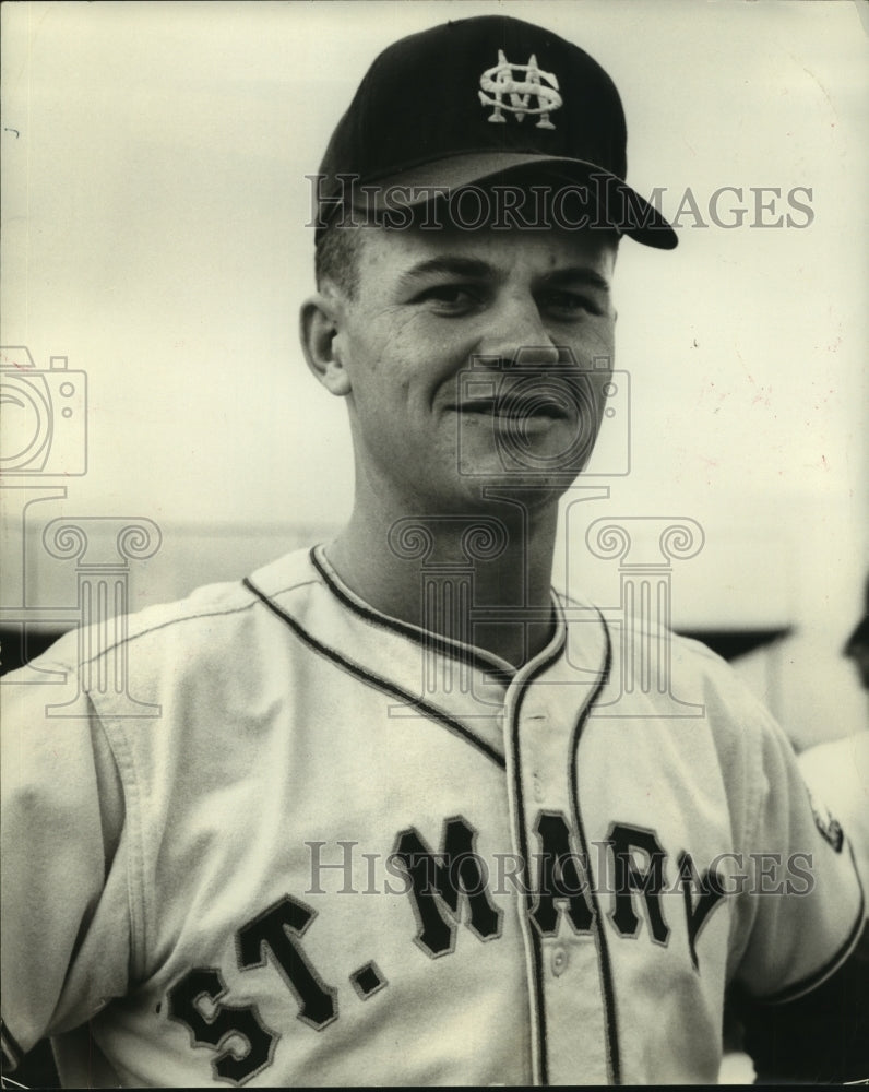 Press Photo St. Mary&#39;s baseball player Frank Cernasek - sas07155- Historic Images