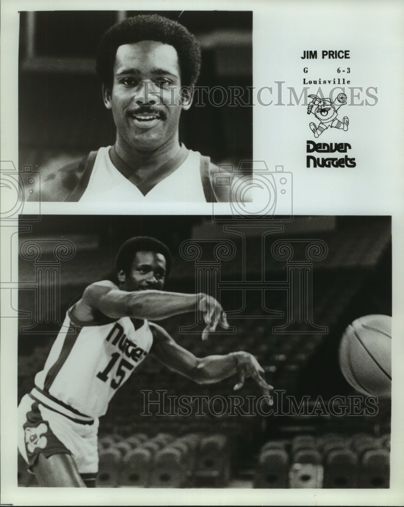 Press Photo Jim Price, Denver Nuggets Basketball Player - sas07181- Historic Images