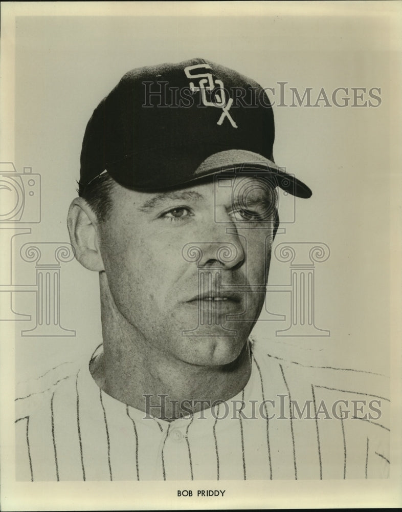 Press Photo Bob Priddy, Sox Baseball Player - sas07183- Historic Images