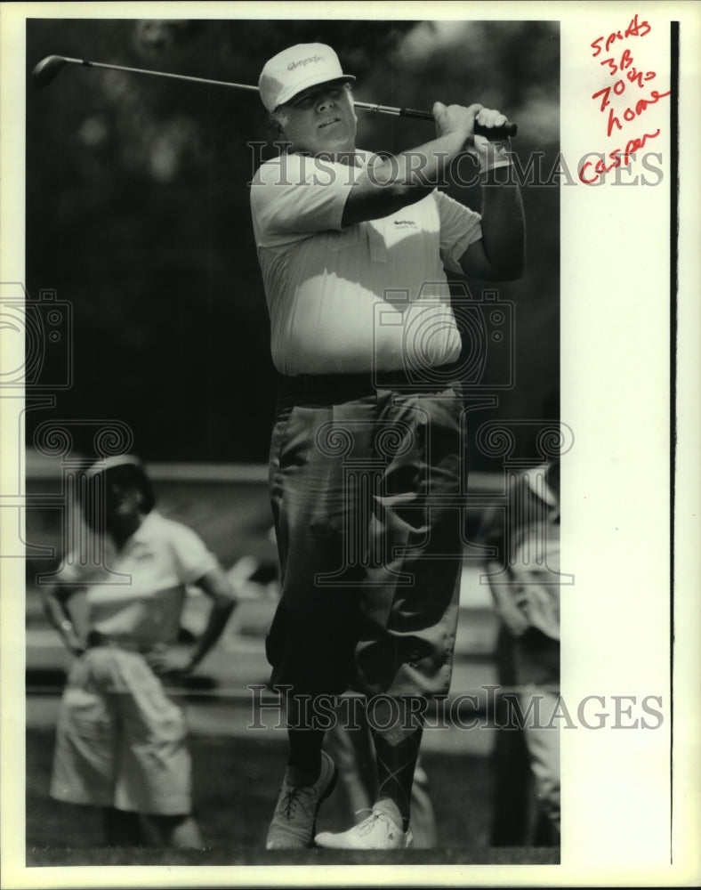 1988 Press Photo Golfer Bill Casper, Vantage Winner at Dominion Country Club- Historic Images