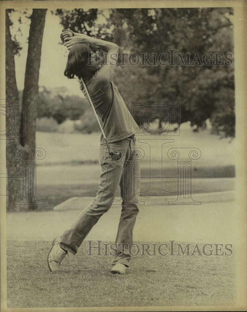 Press Photo Golfer Jack Cruz - sas07269- Historic Images