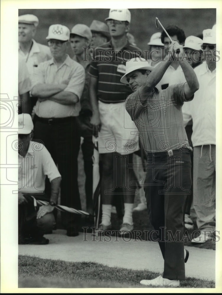 1989 Press Photo PGA Senior Tour golfer Bruce Crampton at Dominion - sas07278- Historic Images