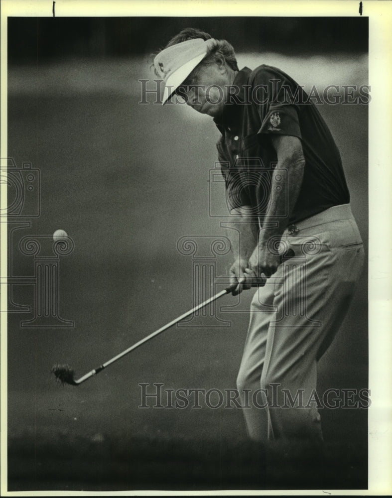 1986 Press Photo Golfer Dave Marr at Dominion Benson &amp; Hedges Invitational Tour- Historic Images