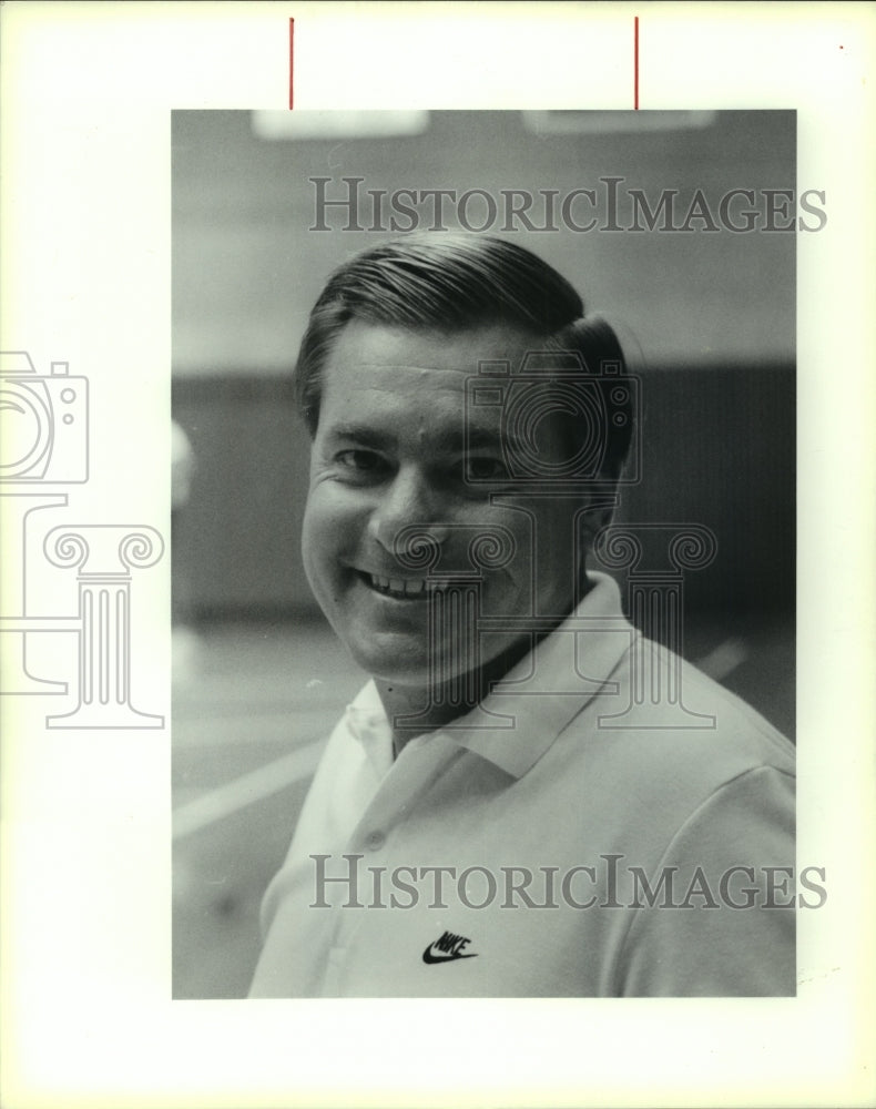 Press Photo Ken Burmeister, San Antonio Head Basketball Coach - sas07330- Historic Images